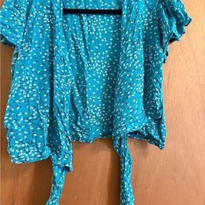 Billabong Blue Patterned Women's Top